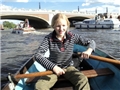 Genevieve's First Rowing Lesson at Hampton Court